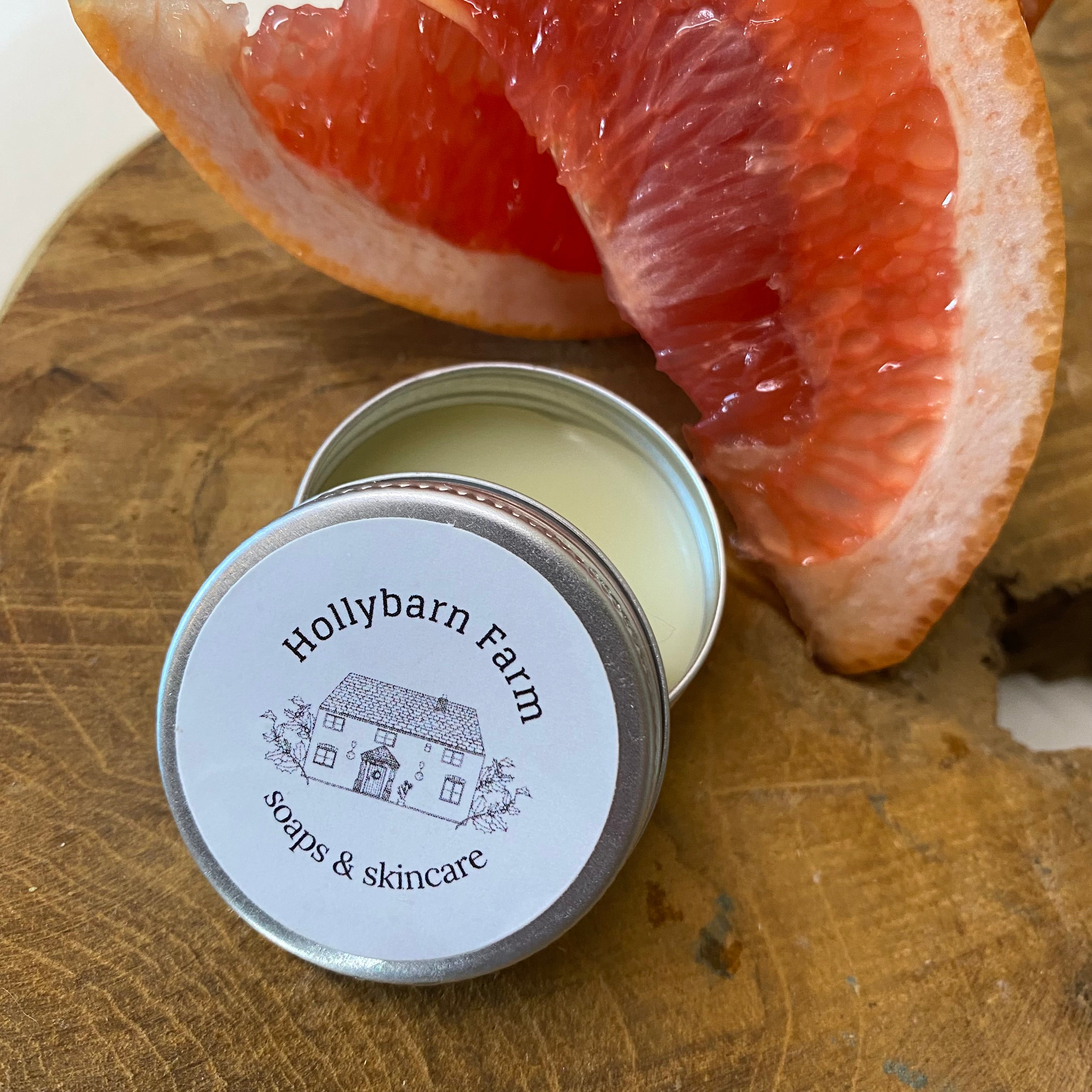 Grapefruit lip balm