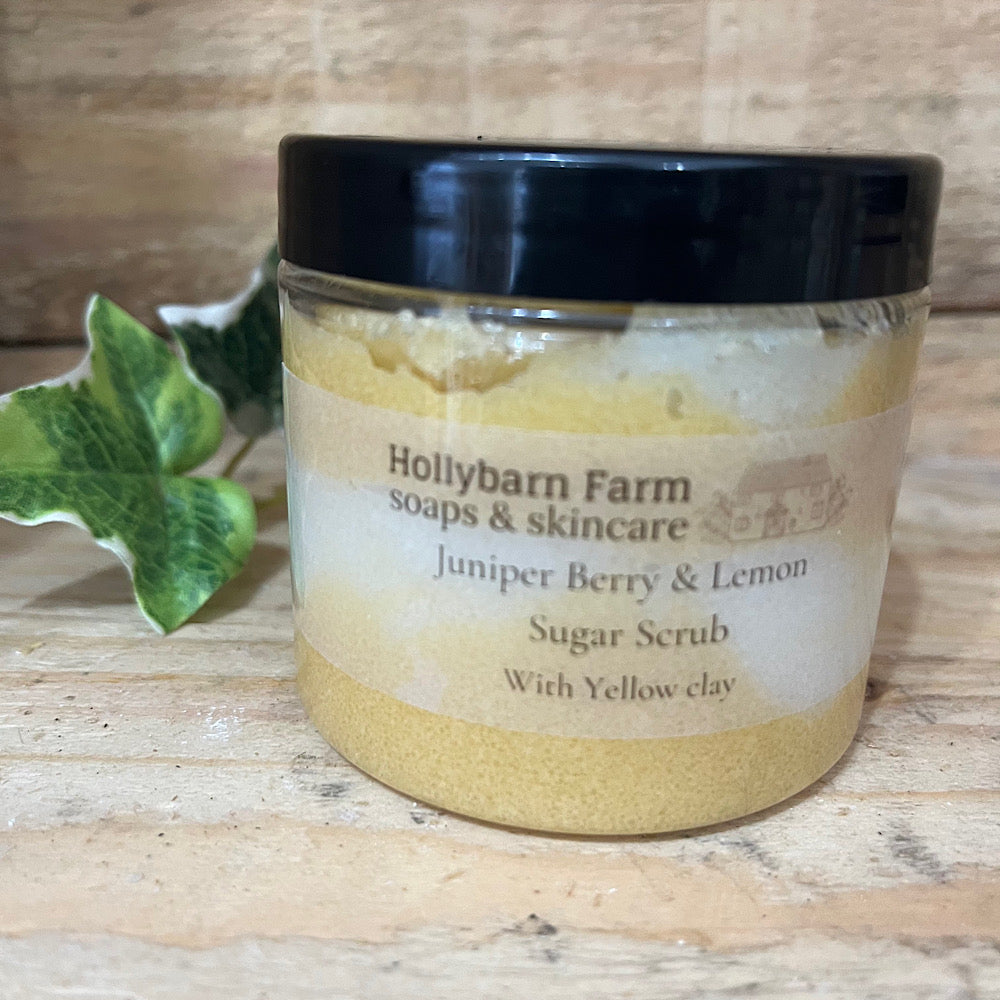 Sugar body scrub Lemon and Juniper Berry