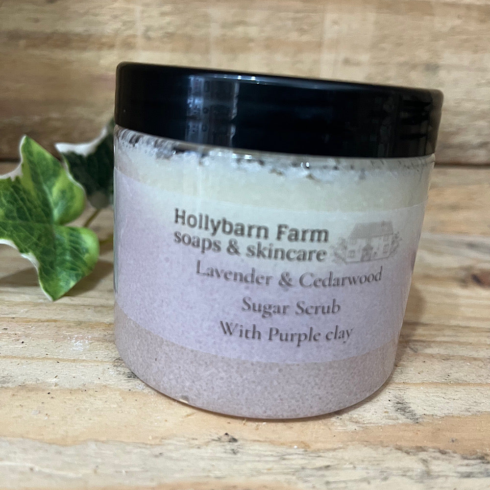 Sugar body scrub Lavender and Cedarwood