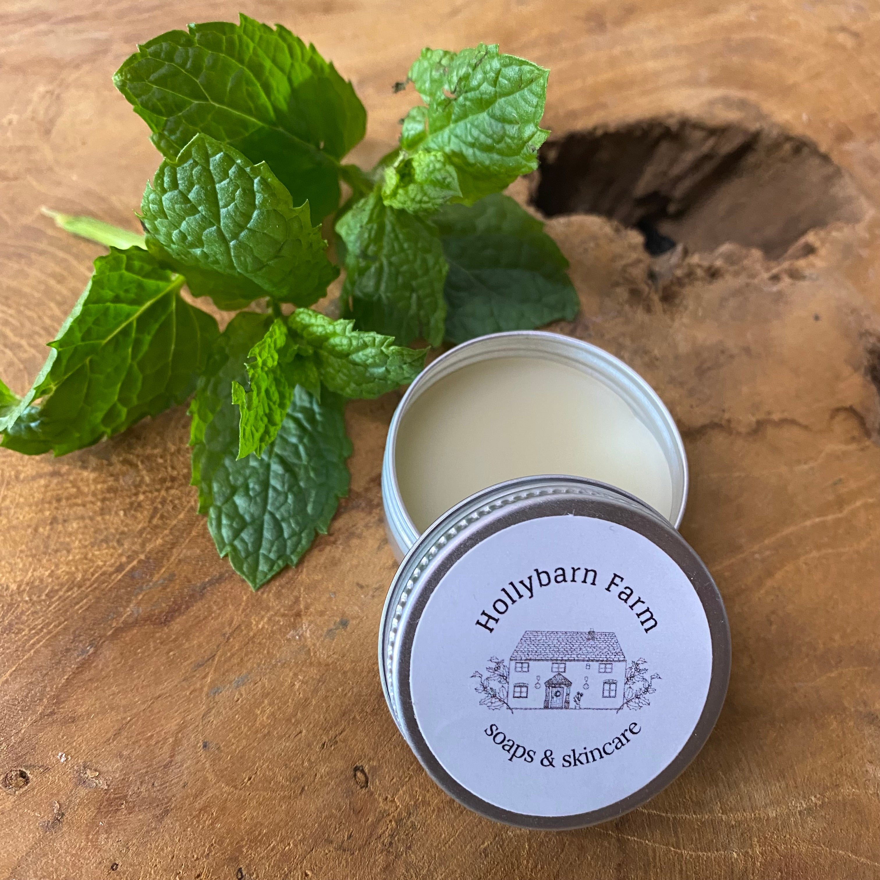 Peppermint lip balm