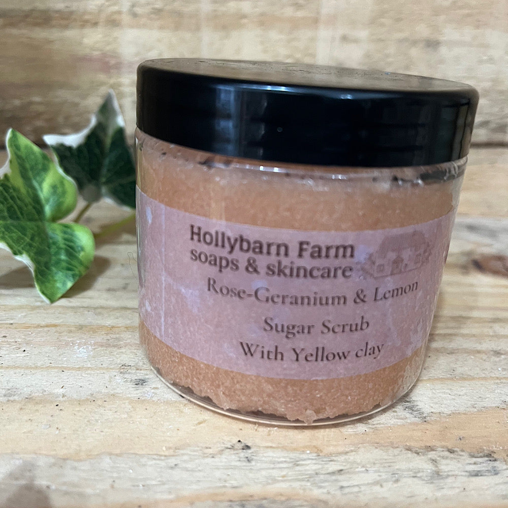 Sugar body scrub Geranium and Lemon